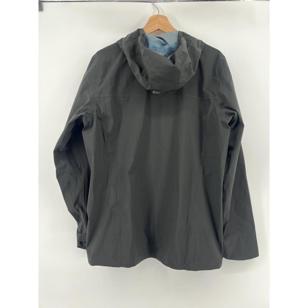 Kuhl Projekt Jacket Mens Small Black Waterproof Hooded Stretch Windbreaker - Picture 3 of 13